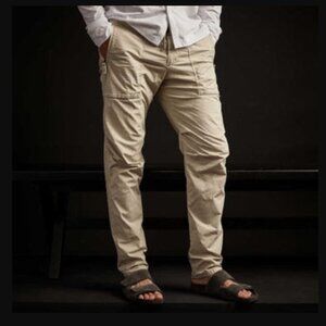 James Perse Stretch Poplin Zip Pocket Pant - Paste Pigment Size 1 (30"-32")